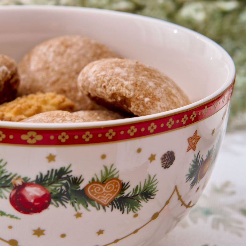 BELLS Set 4 boluri, porțelan