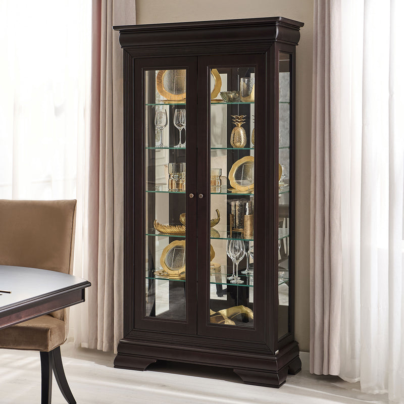 CHOCOLATE Vitrină 2 uși, LED inclus