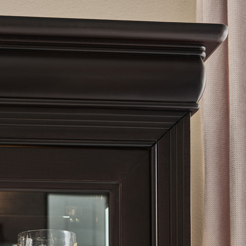 CHOCOLATE Vitrină 2 uși, LED inclus