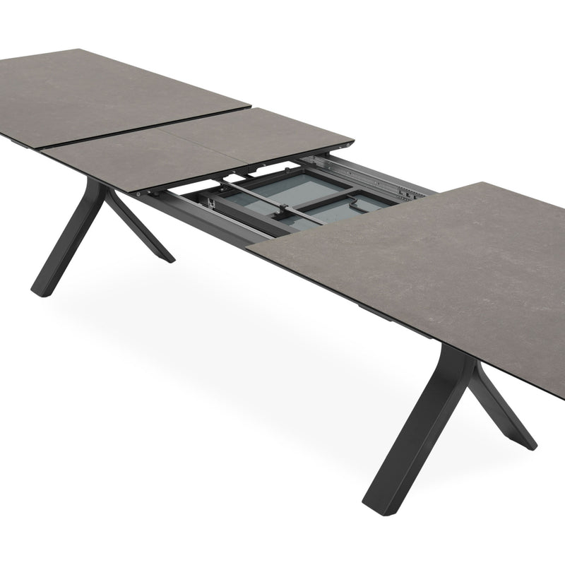 CARSON/REYNE Set mobilier terasă/grădină, 6 scaune și masă