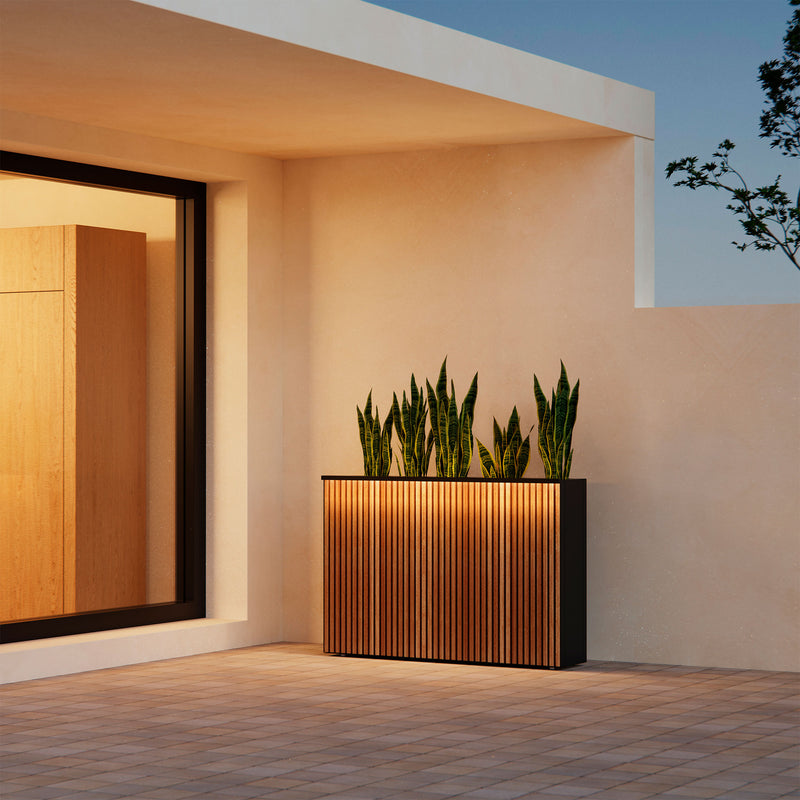 PLANTER WOOD DIVIDER Jardinieră