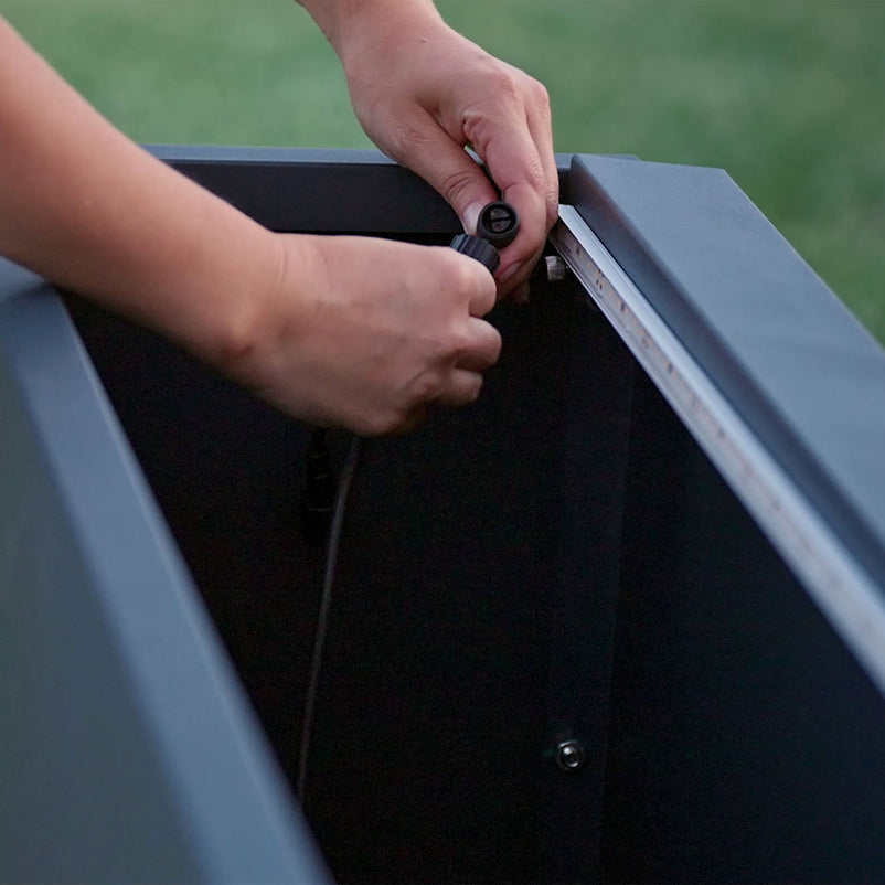 PLANTER METAL Suport lumină jardinieră