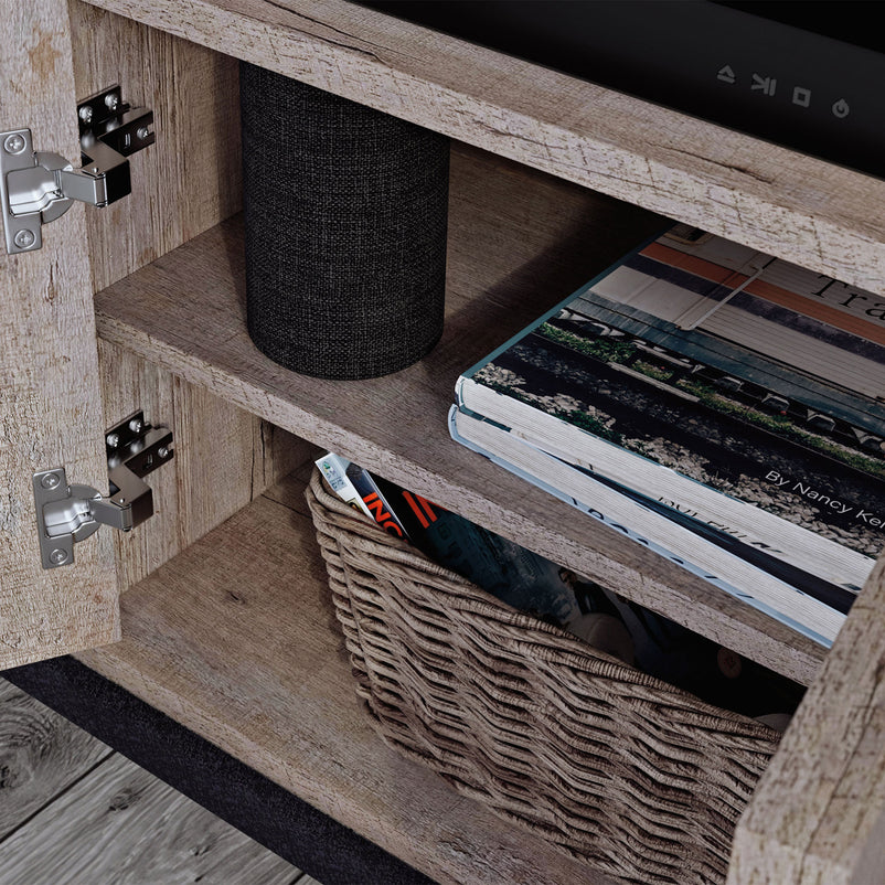 STATION HOUSE Comodă TV, 2 uși