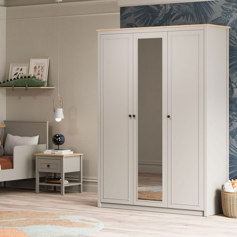 MOONSTONE Dulap copii, 3 uși