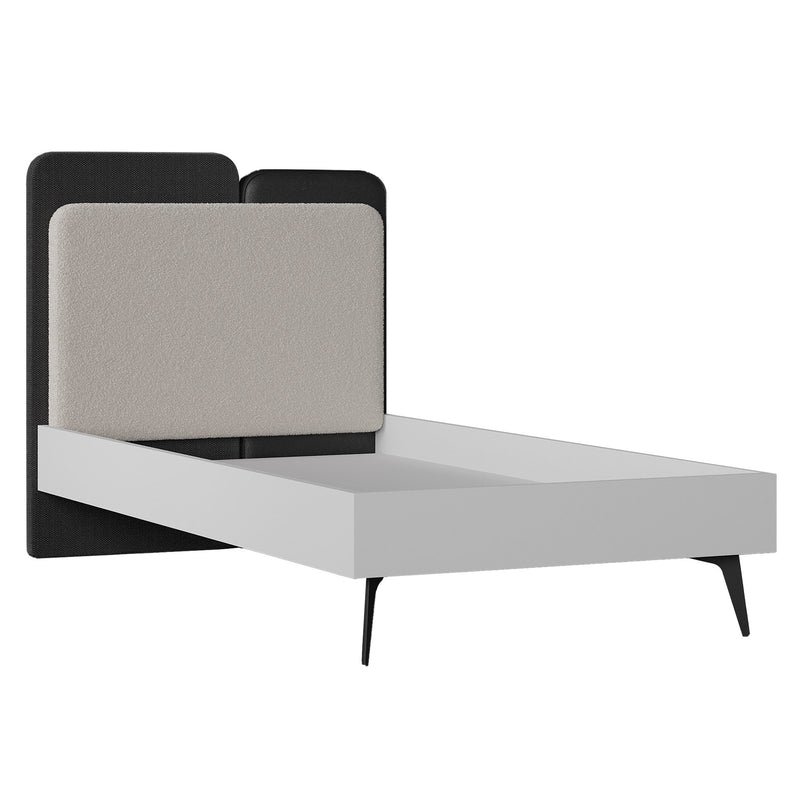 VALERY Pat tapițat copii, 120x200cm, somieră inclusă