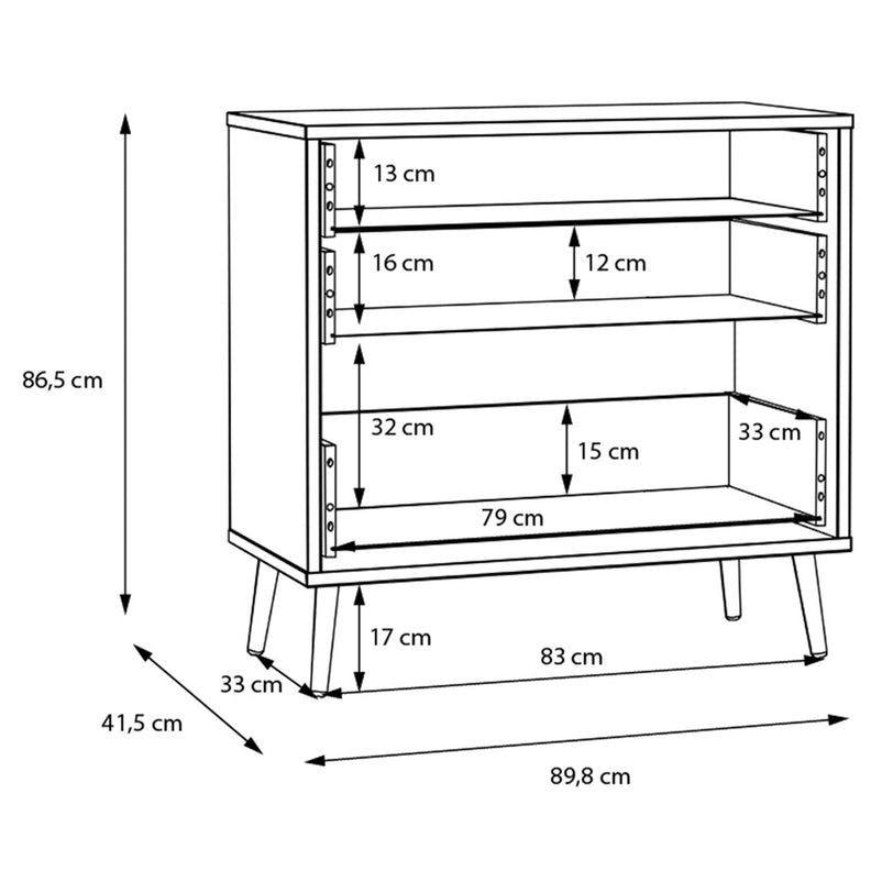 EASYKLIX Comodă 3 sertare