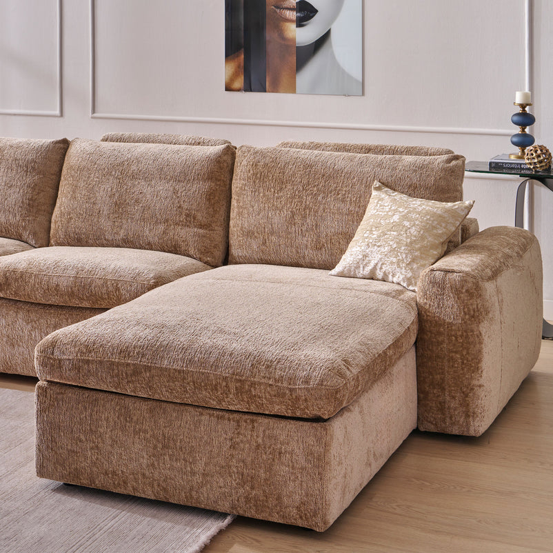 NEW JERSEY Colțar cu șezlong electric stânga/dreapta, 1 recliner electric, mecanism tetieră, USB, stofă