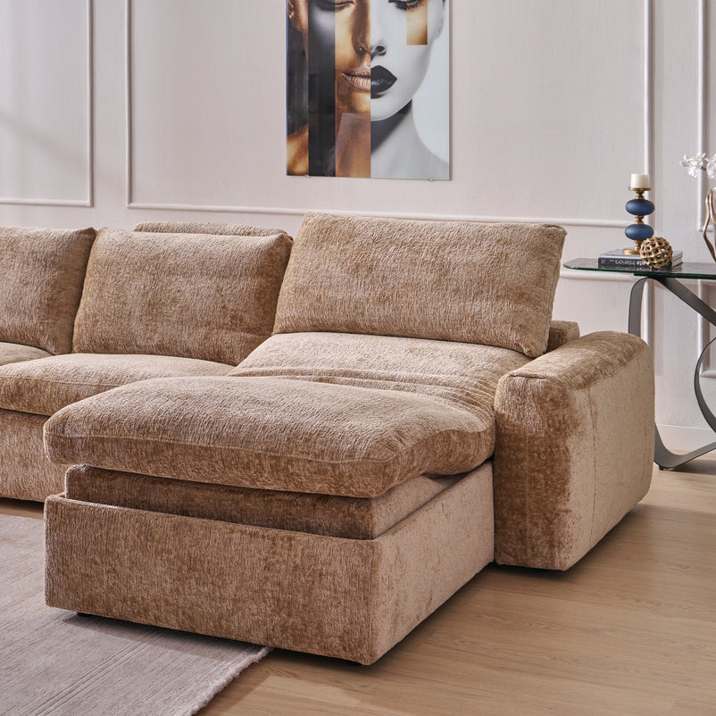 NEW JERSEY Colțar cu șezlong electric stânga/dreapta, 1 recliner electric, mecanism tetieră, USB, stofă