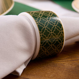 WINDSOR Set 4 inele servetele, porțelan