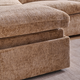 NEW JERSEY Colțar cu șezlong electric stânga/dreapta, 1 recliner electric, mecanism tetieră, USB, stofă