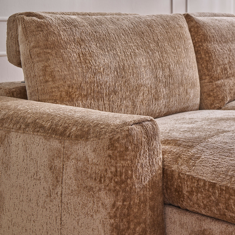 NEW JERSEY Colțar cu șezlong electric stânga/dreapta, 1 recliner electric, mecanism tetieră, USB, stofă