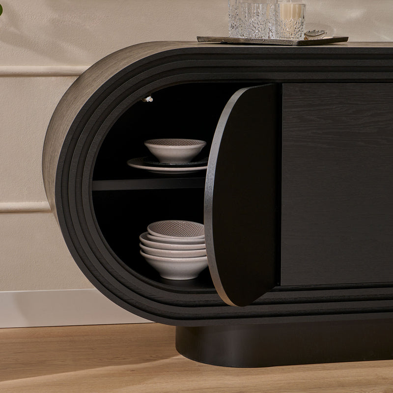 SATURN Comodă TV, 4 uși