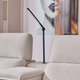 ADDISON Colțar, 2 reclinerele electrice, lampă, încărcare WIRELES și USB, stofă