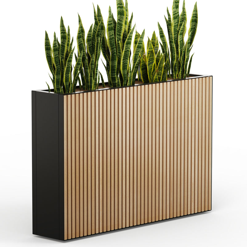 PLANTER WOOD DIVIDER Jardinieră
