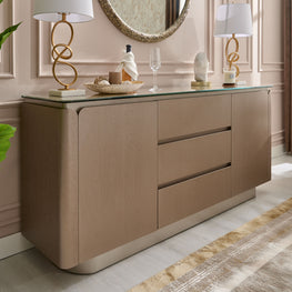 TERRENCE Bufet 2 uși, 3 sertare