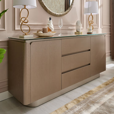 TERRENCE Bufet 2 uși, 3 sertare