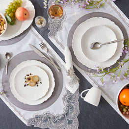 AMOUR Platou, porțelan, D.30cm