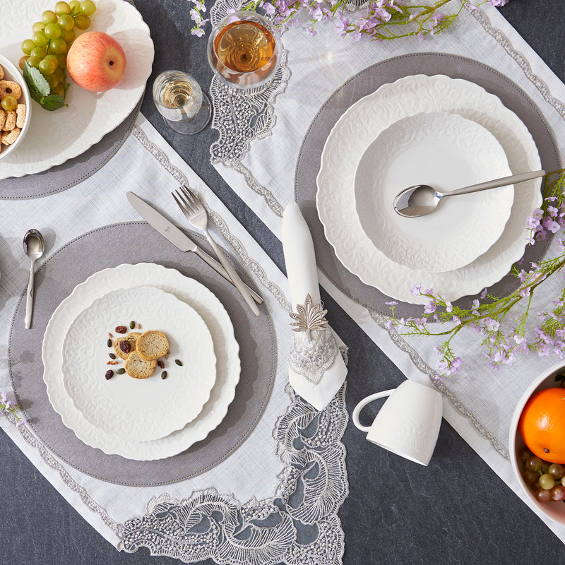 AMOUR Farfurie supă, porțelan, D.21cm