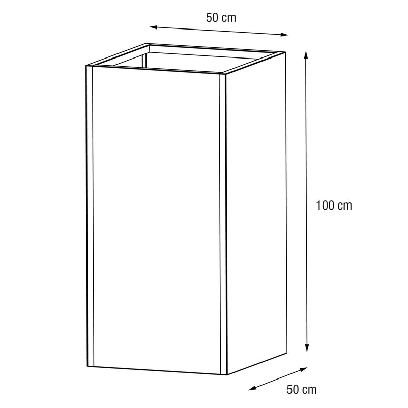 PLANTER METAL COLUMN Jardinieră