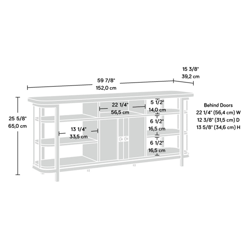 STATION HOUSE Comodă TV, 2 uși