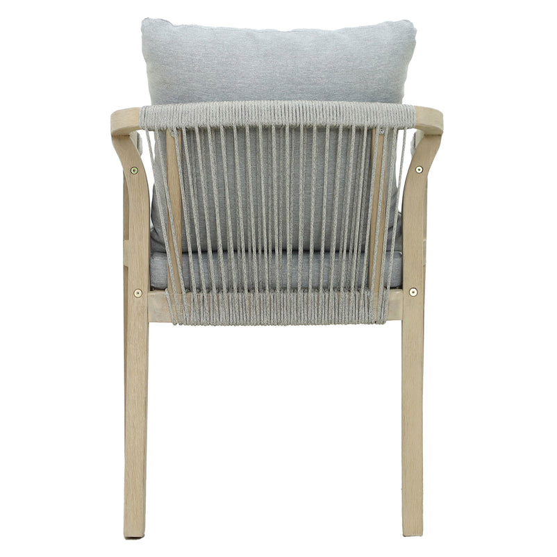 ASHEN Set mobilier terasă/grădină, 8 scaune și masă