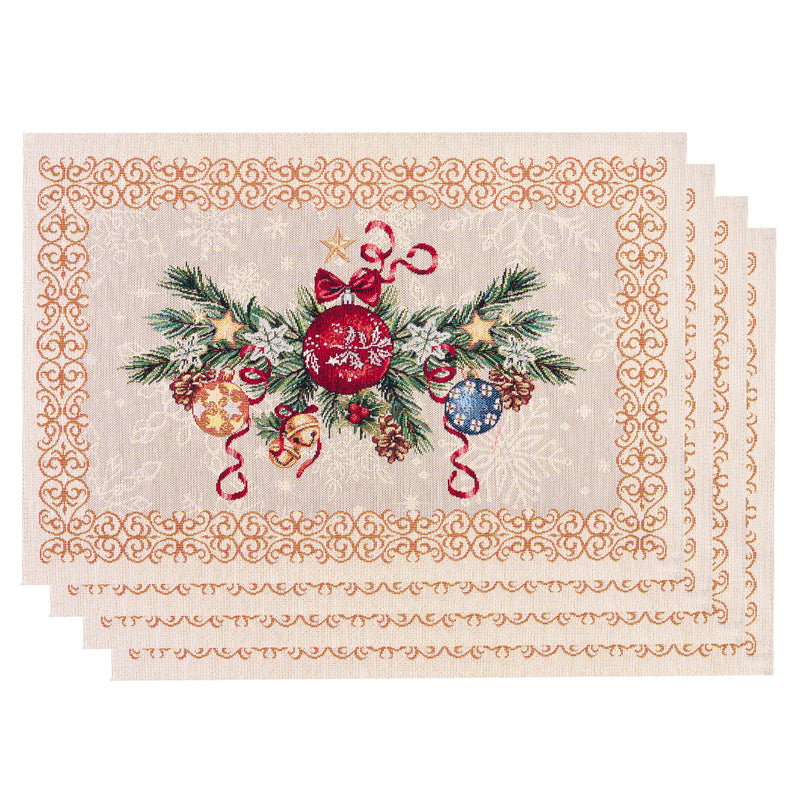 SPARKLE Set 4 suporturi farfurie, 35x45cm