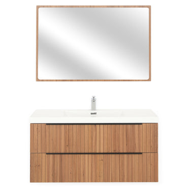 HARVEY Set mobilier baie, mască lavoar, lavoar și oglindă