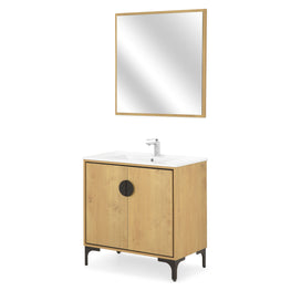 GABRIEL Set mobilier baie, mască lavoar, lavoar și oglindă