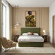 CARLINI Pat tapițat boxspring, 160x200cm, saltea inclusă