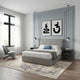 CARLINI Pat tapițat boxspring, 160x200cm, saltea inclusă