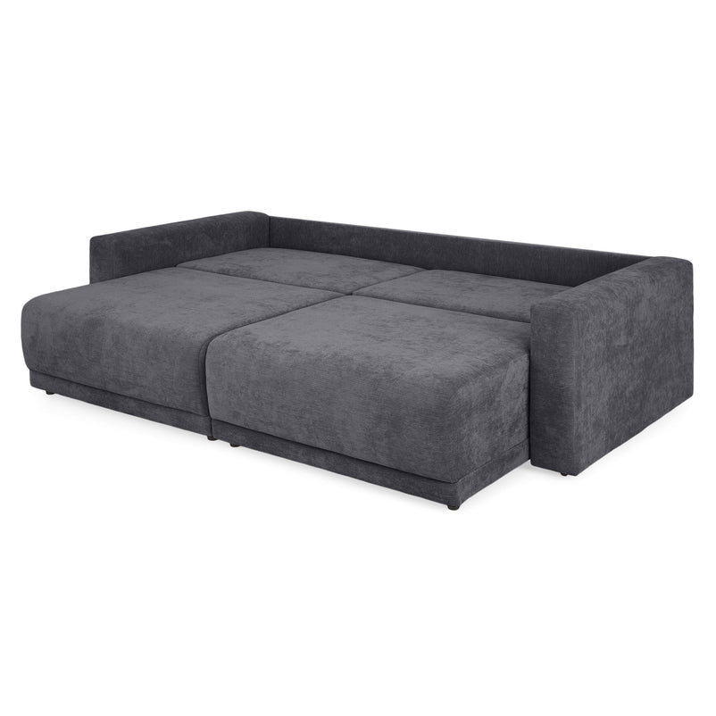 VELIRA Canapea extensibilă 3 locuri, stofă