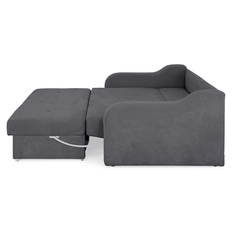 RAELY Canapea extensibilă 3 locuri, stofă