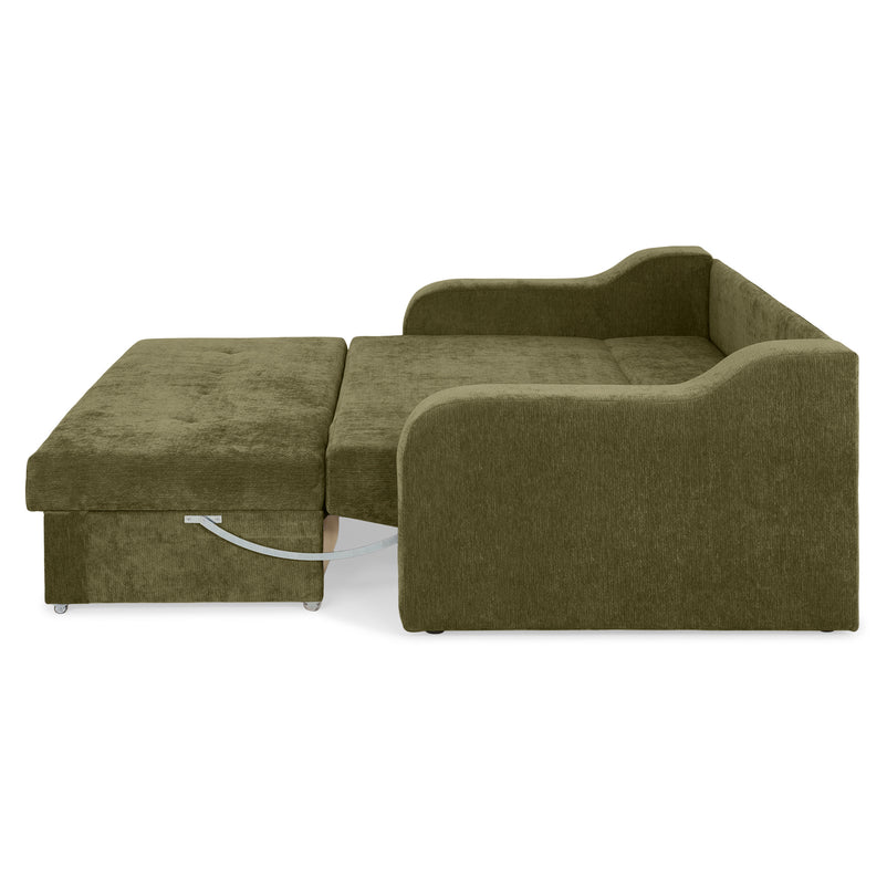 RAELY Canapea extensibilă 3 locuri, stofă