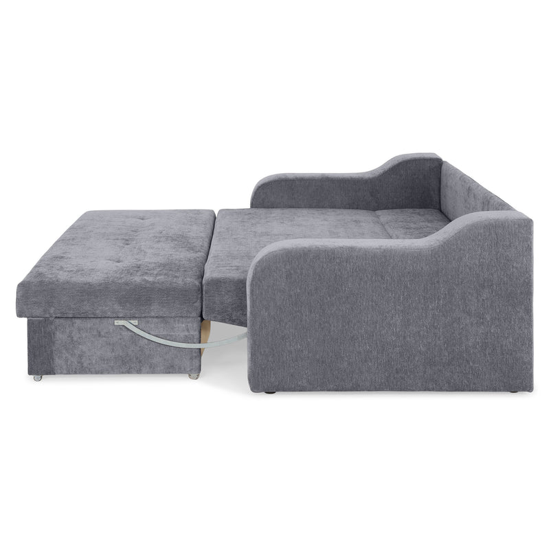 RAELY Canapea extensibilă 3 locuri, stofă