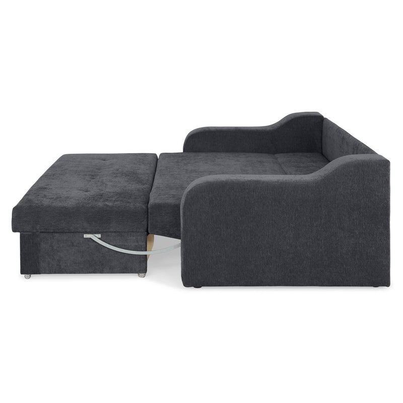 RAELY Canapea extensibilă 3 locuri, stofă