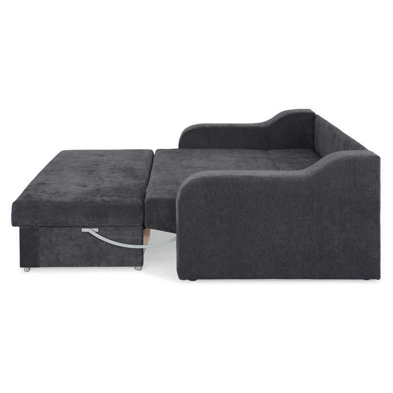 RAELY Canapea extensibilă 3 locuri, stofă