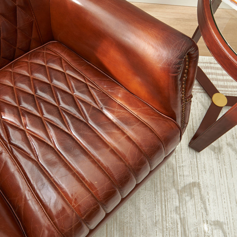 HOOPER Fotoliu, piele