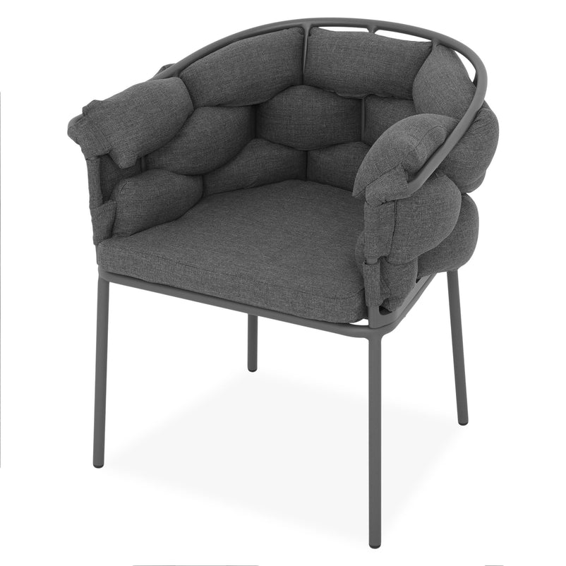 KARLSON/CLEVER Set mobilier terasă/grădină, 4 scaune și masă extensibilă