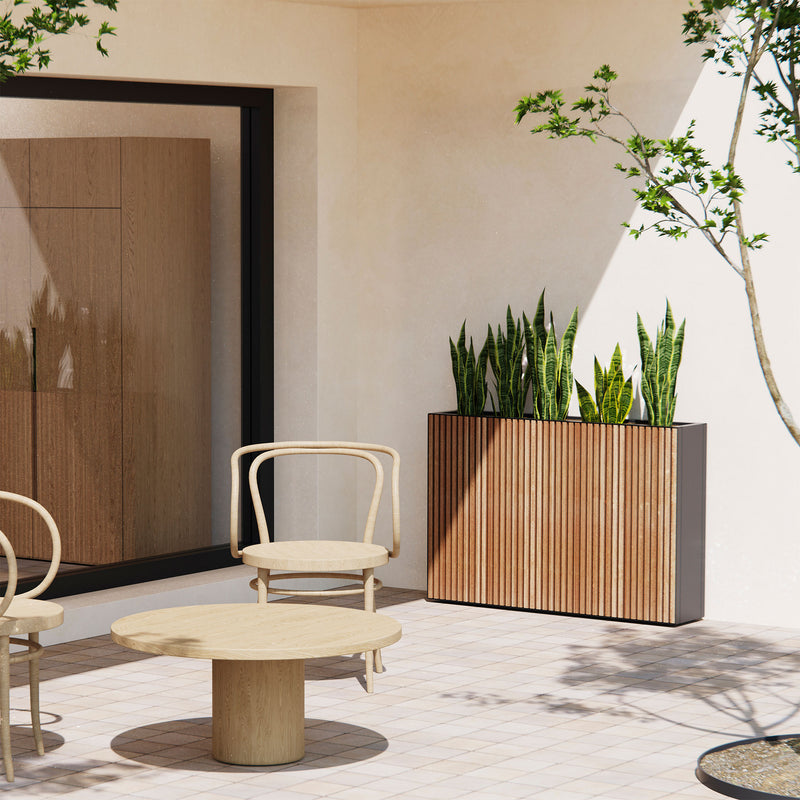 PLANTER WOOD DIVIDER Jardinieră