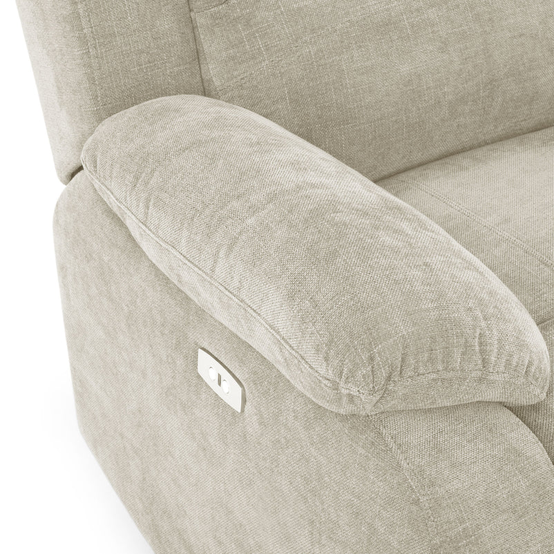 ALMATY Fotoliu, recliner electric, stofă