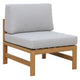 NORDIC Set mobilier terasă/grădină, fotoliu, banchetă, colțar și măsă