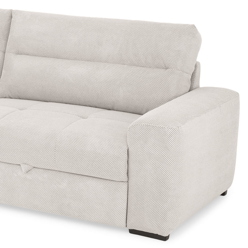 WIDE Canapea extensibilă, 4 locuri, stofă