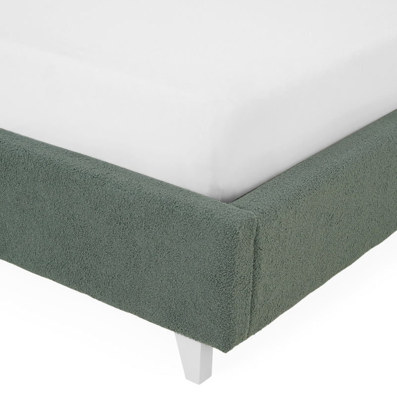 KOLLE Pat tapițat, 160x200cm, somieră și ladă depozitare incluse