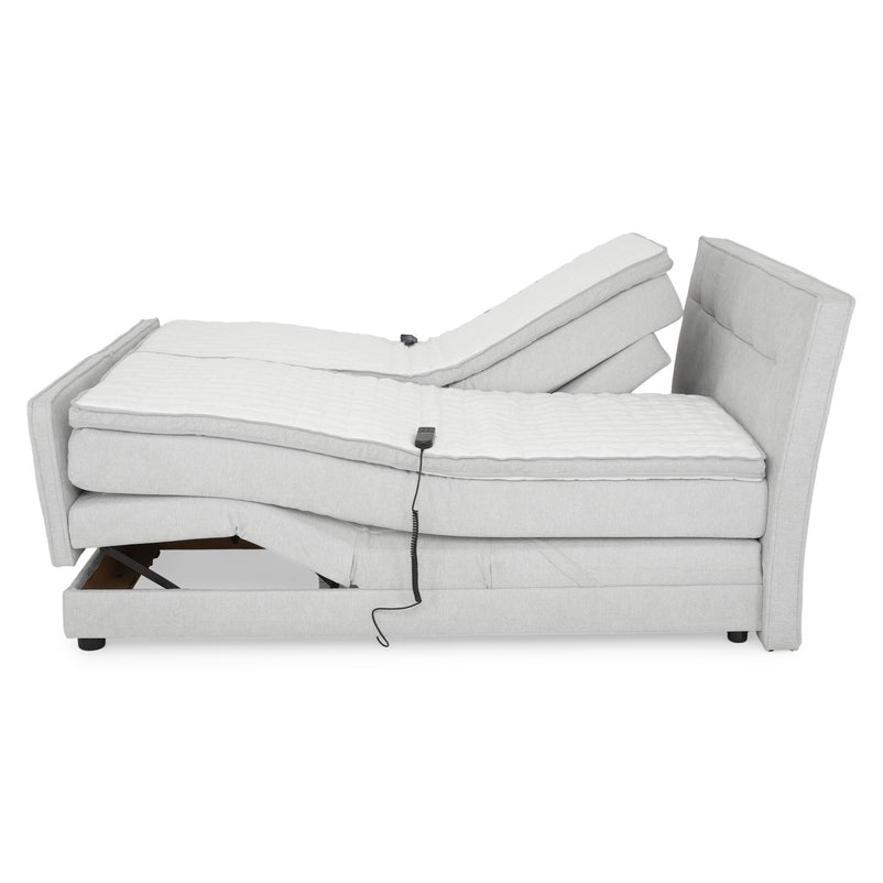 PHIMAN Pat tapițat electric, 180x200cm, saltea inclusă