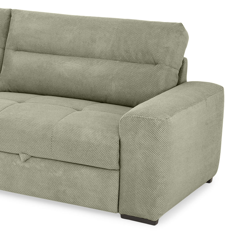 WIDE Canapea extensibilă, 4 locuri, stofă