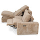 NEW JERSEY Colțar cu șezlong electric stânga/dreapta, 1 recliner electric, mecanism tetieră, USB, stofă