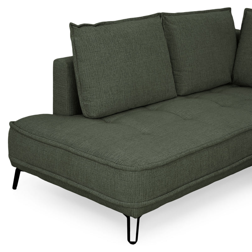 CHOLET Colțar extensibil, șezlong stânga/dreapta, ladă depozitare, stofă