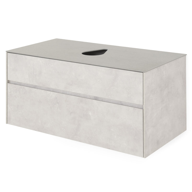 LAMINA Set mobilier baie, mască lavoar, top, oglindă LED, lavoar