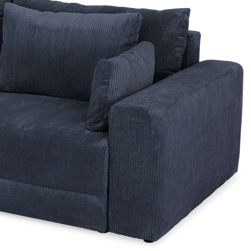 MELUN Canapea extensibilă, 3 locuri, ladă depozitare, stofă