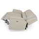 SUNNERST Canapea 3 locuri, 2 reclinere electrice, piele